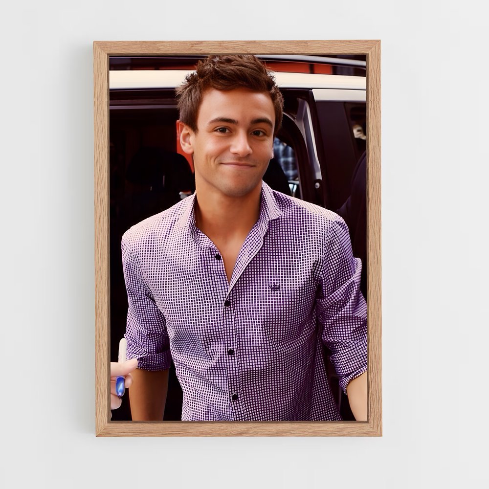 Poster Tom daley – affiche Plongeon depuis une plateforme (vue 4)